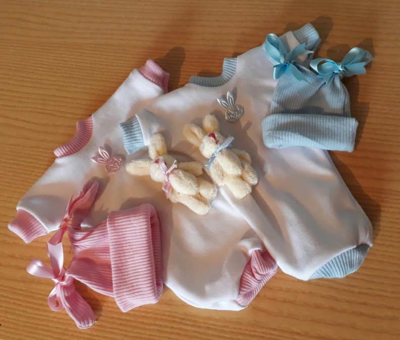 twins baby bereavement clothes smallest born 20 weeks BUGSY N BUFFY boy girl