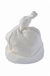 premature babies chunky knot hat COSY CREAM  1 lb - 2lb size